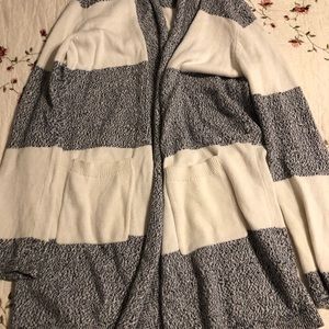 Blue & White Cardigan